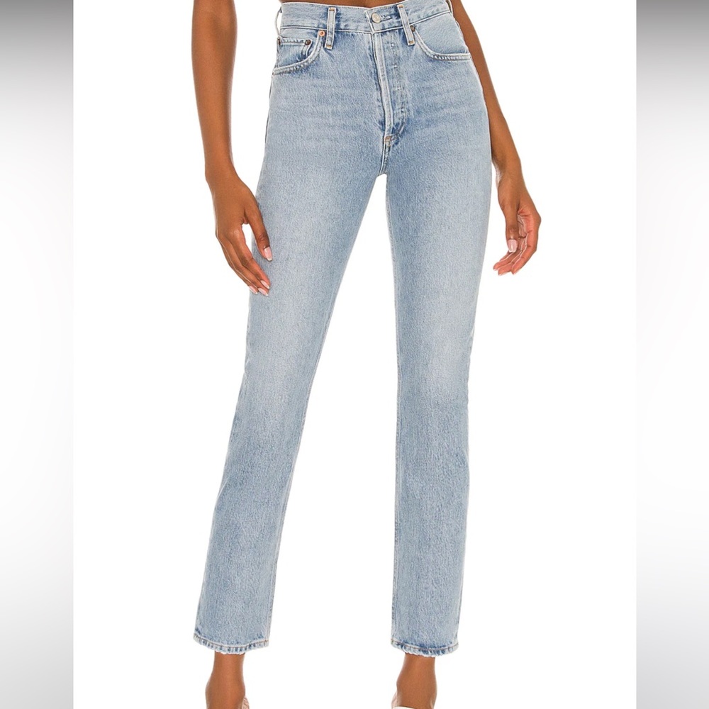 AGOLDE riley crop jeans